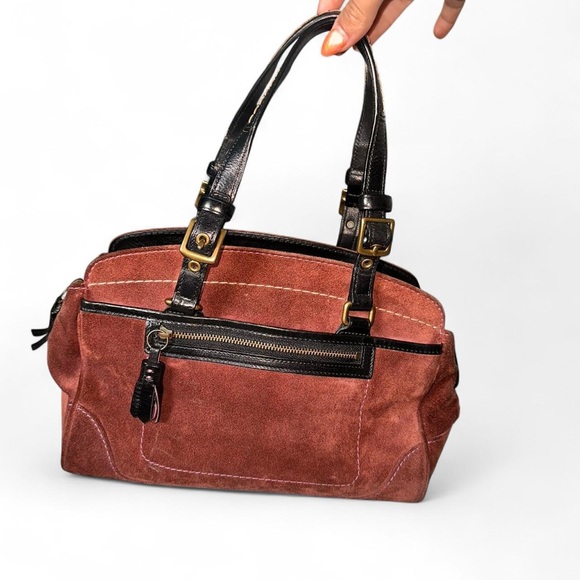 Coach Mini Bag in Brown and Black - Picture 1 of 3